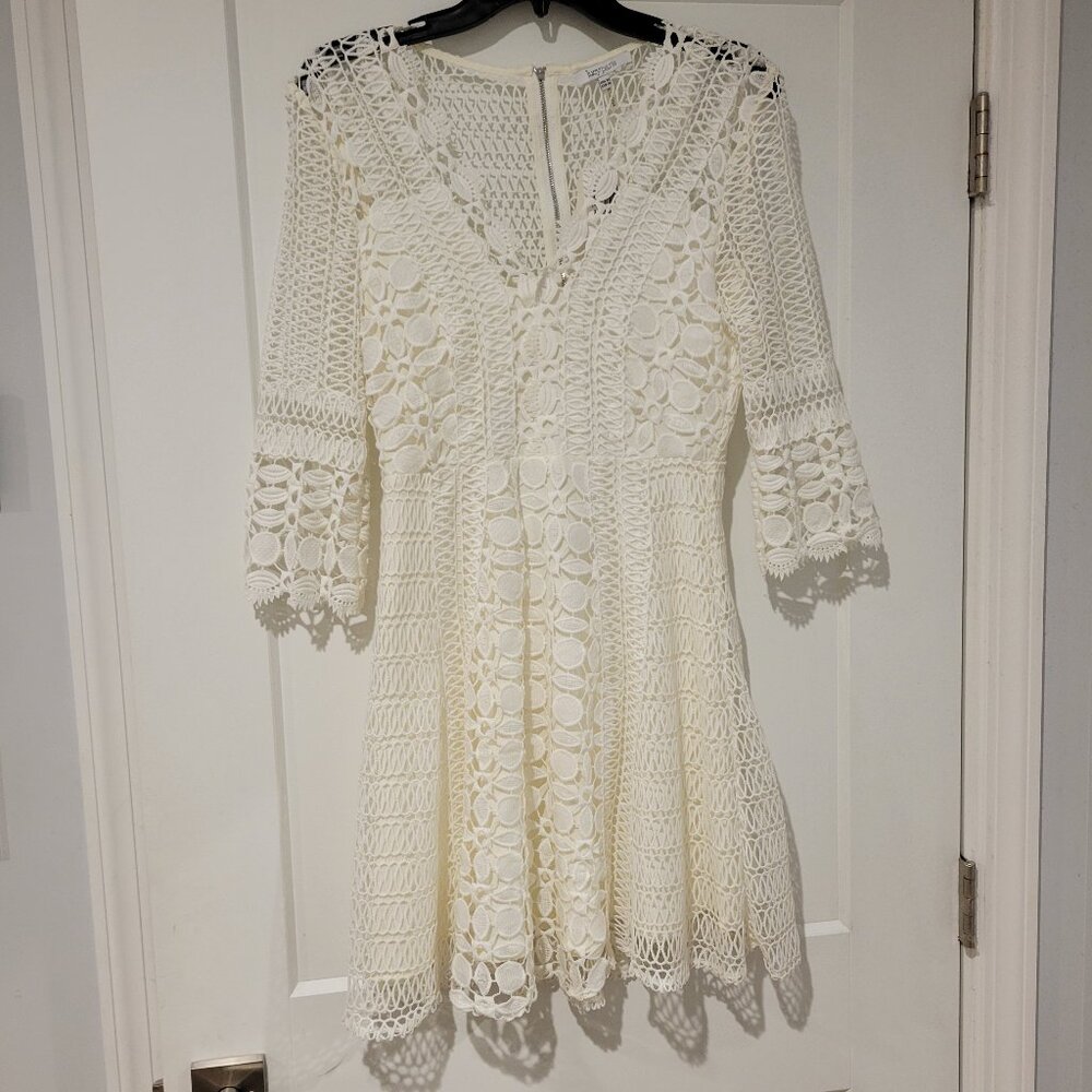 Brand New Lucy Paris Ivory Lace Dress XS